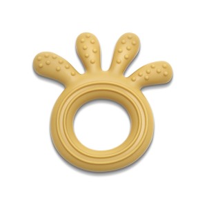 Μασητικό Σιλικόνης Octopus Natural Yellow Lorelli