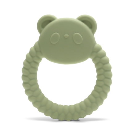 Μασητικό Σιλικόνης Panda Natural Fresh Green Lorelli