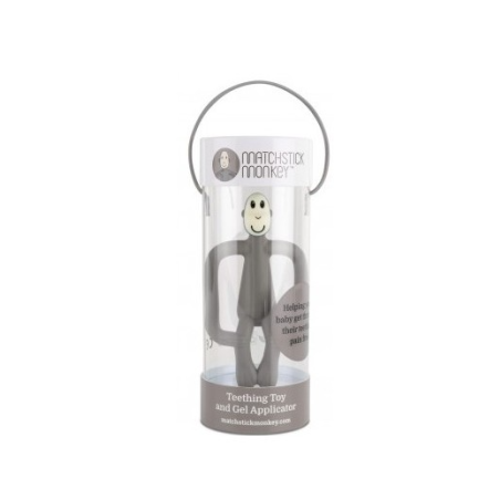 Μασητικό Teething Toy Γκρι Matchstick Monkey Μασητικό Teething Toy Γκρι Matchstick Monkey