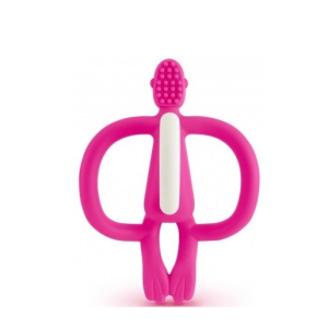 Μασητικό Teething Toy Ροζ Matchstick Monkey