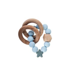 Μασητικό-Κρίκος Οδοντοφυίας Stellar Nat. Wood Soft Μπλε Nibbling Μασητικό-Κρίκος Οδοντοφυίας Stellar Nat. Wood Soft Μπλε Nibbling