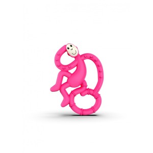Μασητικό Mini Monkey Teether Ροζ Matchstic Monkey