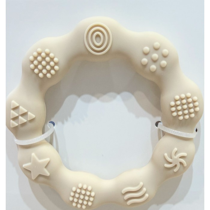 Μασητικό Σιλικόνης Natural Beige Lorelli