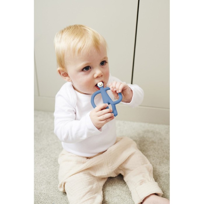 Μασητικό Teething Toy Μπλε Αεροπορίας Matchstic Monkey Μασητικό Teething Toy Μπλε Αεροπορίας Matchstic Monkey