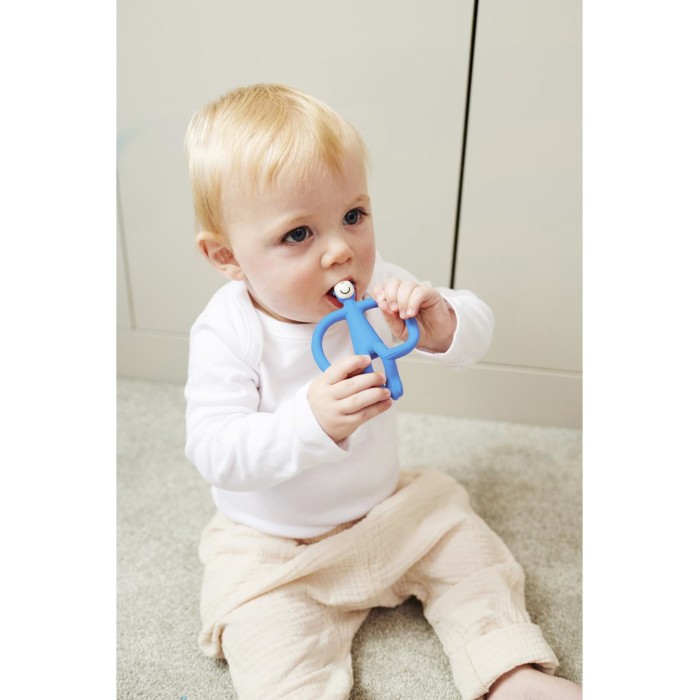 Μασητικό Teething Toy Μπλε Matchstic Monkey Μασητικό Teething Toy Μπλε Matchstic Monkey