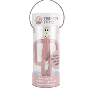 Μασητικό Teething Toy Dusty Pink Matchstic Monkey Μασητικό Teething Toy Dusty Pink Matchstic Monkey