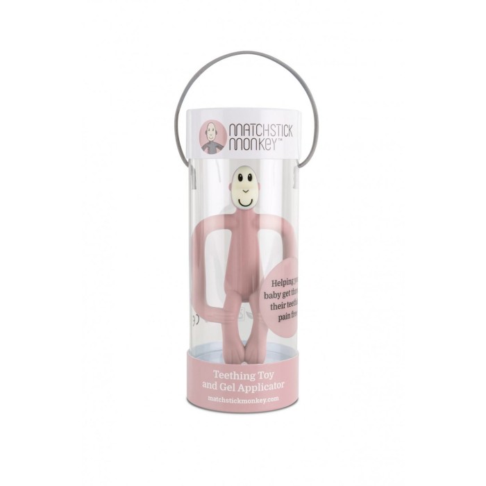 Μασητικό Teething Toy Dusty Pink Matchstic Monkey Μασητικό Teething Toy Dusty Pink Matchstic Monkey