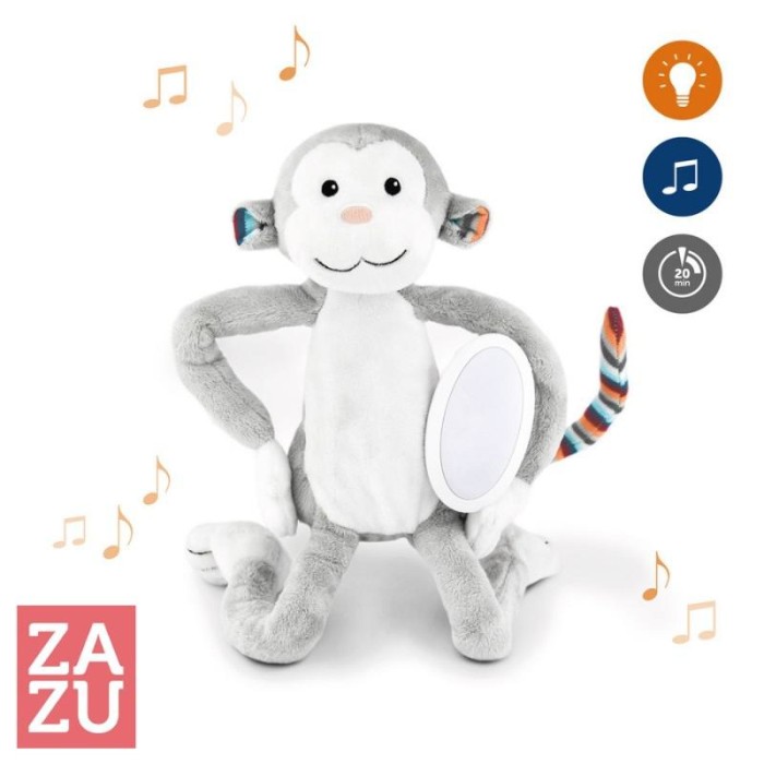 Max βρεφικό Μαϊμουδάκι φωτάκι νυκτός με λευκό ήχο & μελωδίες ΖAZU ύπνου νανουρίσματος Max βρεφικό Μαϊμουδάκι φωτάκι νυκτός με λευκό ήχο & μελωδίες ΖAZU ύπνου νανουρίσματος