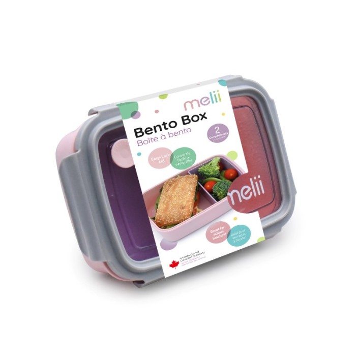 Melii Δοχείο φαγητού Bento 2 θέσεων 880ml Melii Δοχείο φαγητού Bento 2 θέσεων 880ml