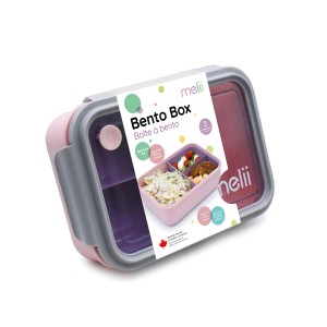 Melii Δοχείο Φαγητού Bento 3 θέσεων 1250ml