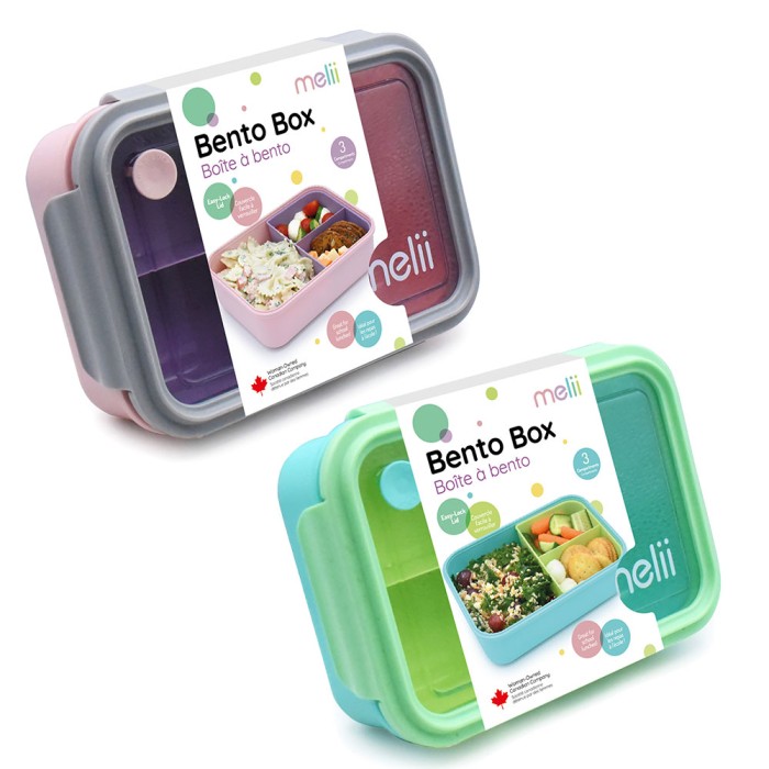 Melii Δοχείο Φαγητού Bento 3 θέσεων 1250ml Melii Δοχείο Φαγητού Bento 3 θέσεων 1250ml