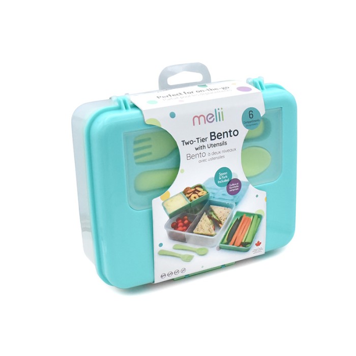 Melii Δοχείο φαγητού Bento Διώροφο Melii Δοχείο φαγητού Bento Διώροφο
