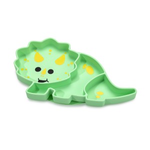 Melii – Πιάτο Σιλικόνης Με Βεντούζα Dino