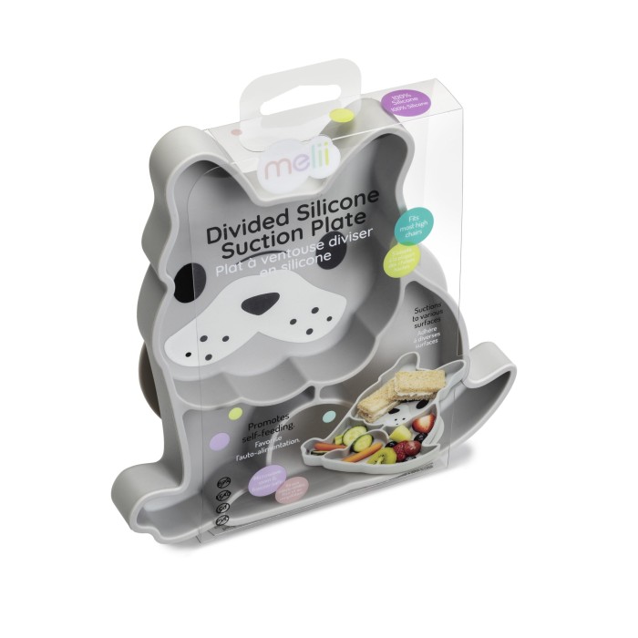 Melii – Πιάτο Σιλικόνης Με Βεντούζα Βulldog