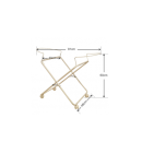 Μεταλλική Βάση Καλαθούνας 0-0137 Bebe Stars