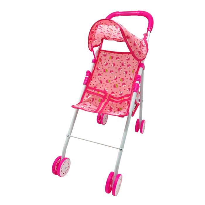 Μεταλλικό Καρότσι Μπαστούνι με Τέντα για Κούκλα Martin Toys