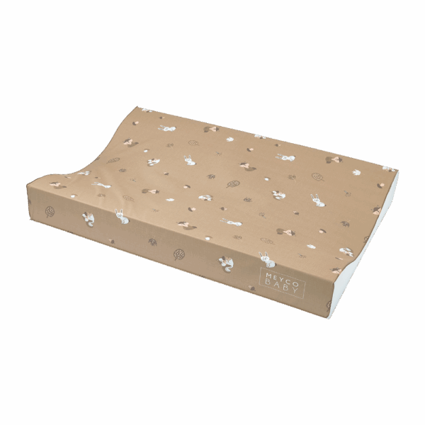 Meyco Μαλακή Αλλαξιέρα Μωρού Forest Animals Sand 50x70cm Meyco Μαλακή Αλλαξιέρα Μωρού Forest Animals Sand 50x70cm