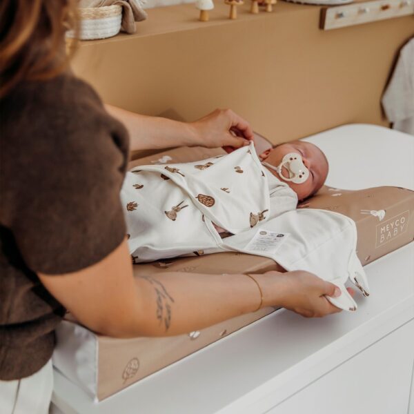 Meyco Μαλακή Αλλαξιέρα Μωρού Forest Animals Sand 50x70cm Meyco Μαλακή Αλλαξιέρα Μωρού Forest Animals Sand 50x70cm