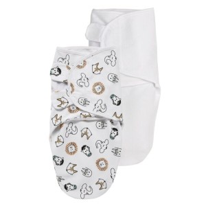 Meyco Swaddle Βρεφική Κουβέρτα Φασκιώματος 2τμχ Animal Multicolour 0-3 μηνών Meyco Swaddle Βρεφική Κουβέρτα Φασκιώματος 2τμχ Animal Multicolour 0-3 μηνών