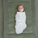 Meyco Swaddle Βρεφική Κουβέρτα Φασκιώματος 2τμχ Cheetah/Forest green 0-3 μηνών