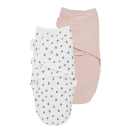 Meyco Swaddle Βρεφική Κουβέρτα Φασκιώματος 2τμχ Mini Panther Soft Pink 0-3 μηνών