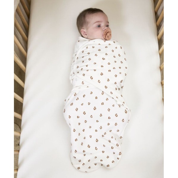 Meyco Swaddle Βρεφική Κουβέρτα Φασκιώματος Mini Panther Ροζ  0-3 μηνών