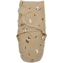 Meyco Swaddle Βρεφική Κουβέρτα Φασκιώματος Forest Animals Sand 0-3 μηνών Meyco Swaddle Βρεφική Κουβέρτα Φασκιώματος Forest Animals Sand 0-3 μηνών
