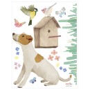 Mimi'lou Αυτοκόλλητο Τοίχου Puppy Mon Jardin