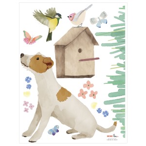 Mimi'lou Αυτοκόλλητο Τοίχου Puppy Mon Jardin Mimi'lou Αυτοκόλλητο Τοίχου Puppy Mon Jardin