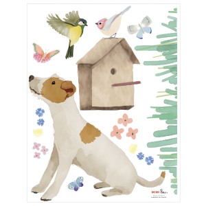 Mimi'lou Αυτοκόλλητο Τοίχου Puppy Mon Jardin Mimi'lou Αυτοκόλλητο Τοίχου Puppy Mon Jardin