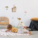 Mimi'lou Αυτοκόλλητο Τοίχου Puppy Mon Jardin