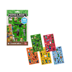 Minecraft Boom Σετ Αυτοκόλλητα 5 Φύλλα