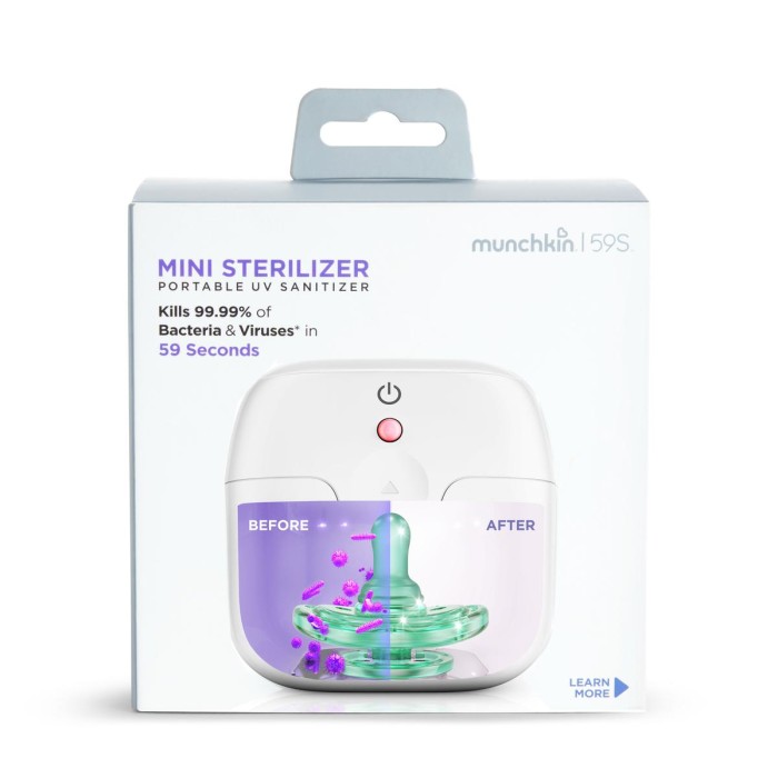 Mini Αποστειρωτής Πιπίλας Munchkin 59S Mini Αποστειρωτής Πιπίλας Munchkin 59S