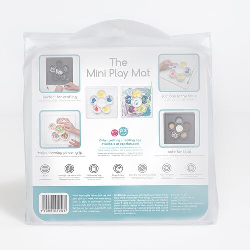 Ezpz: Πιάτο φαγητού + Σκεύος Χειροτεχνίας Mini Play Mat Sage Ezpz: Πιάτο φαγητού + Σκεύος Χειροτεχνίας Mini Play Mat Sage