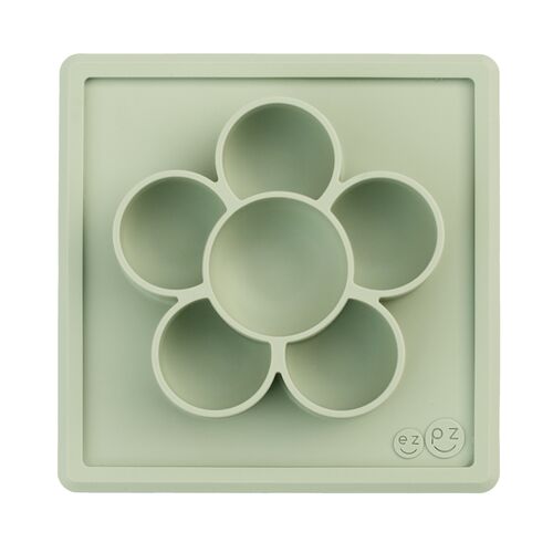 Ezpz: Πιάτο φαγητού + Σκεύος Χειροτεχνίας Mini Play Mat Sage Ezpz: Πιάτο φαγητού + Σκεύος Χειροτεχνίας Mini Play Mat Sage