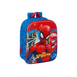 Mini Tσάντα πλάτης παιδικού 3D Spider-Man Safta