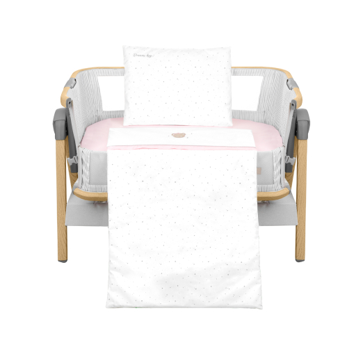 Προίκα Λίκνου  3 τμχ Dream Big Pink KikkaBoo