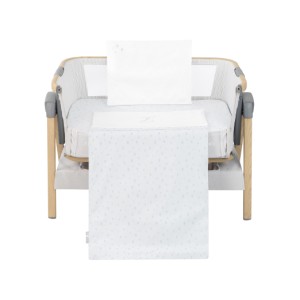 Σετ Προίκας για Λίκνο με Κέντημα Little Fox 5τμχ Kikka Boo Σετ Προίκας για Λίκνο με Κέντημα Little Fox 5τμχ Kikka Boo