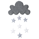 Mobil Σύννεφο Με Αστέρια Γκρι Baby Star Mobil Σύννεφο Με Αστέρια Γκρι Baby Star