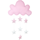 Mobil Σύννεφο Με Αστέρια Ροζ Baby Star Mobil Σύννεφο Με Αστέρια Ροζ Baby Star