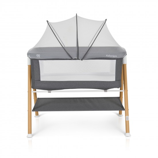 Moni Βρεφικό Λίκνο Kalinihta Graphite Wooden Print