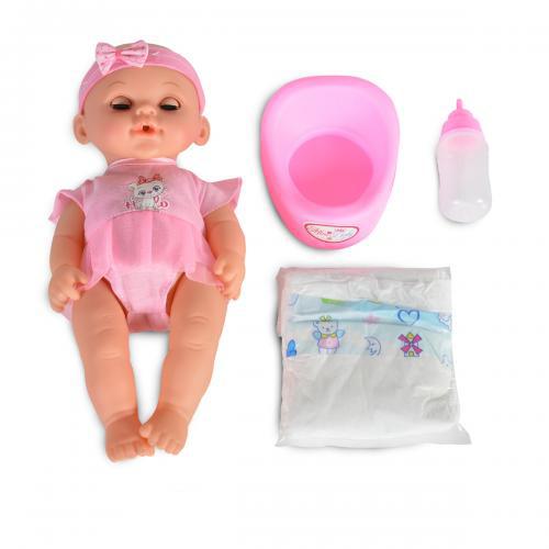 Μωρό Κούκλα 31cm με Πάνα και Γιογιό 8123 Moni