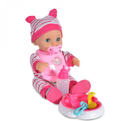 Μωρό Κούκλα 31cm με Σετ Φαγητού 8261 Μωρό Κούκλα 31cm με Σετ Φαγητού 8261