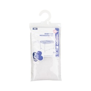 Κουνουπιέρα Για Παρκοκρέβατο 60x120cm Λευκή Kikka Boo