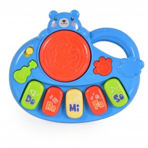 Μουσικό Παιχνίδι Πιάνο Με Τύμπανο 668-191 Moni Μουσικό Παιχνίδι Πιάνο Με Τύμπανο 668-191 Moni