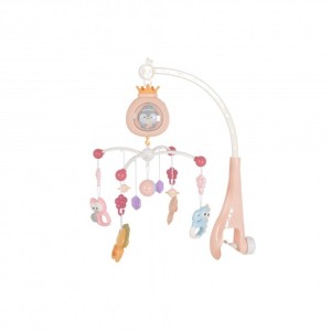 Μουσικό Περιστρεφόμενο Παιχνίδι Penguin Pink