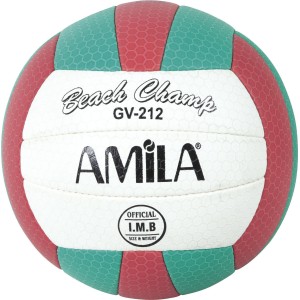 Μπάλα Beach Volley Πράσινο -Κόκκινο - Λευκό No5 Amila Μπάλα Beach Volley Πράσινο -Κόκκινο - Λευκό No5 Amila