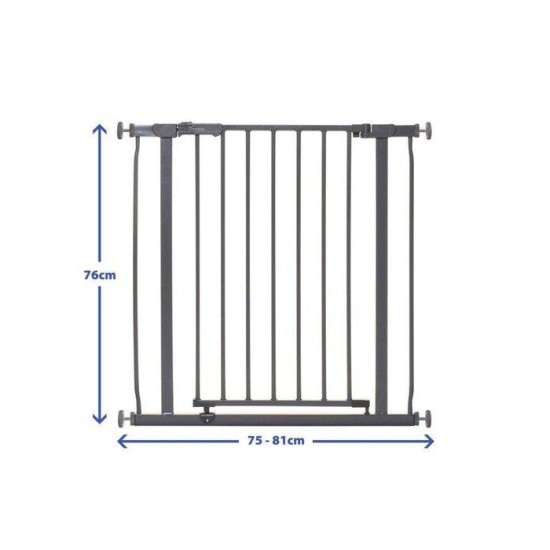 Μπάρα Ασφαλείας Ava Charcoal 75-81cm DreamBaby Μπάρα Ασφαλείας Ava Charcoal 75-81cm DreamBaby