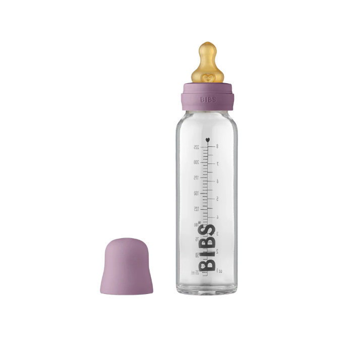 Μπιμπερό Bibs Mauve Καουτσούκ 225ml Μπιμπερό Bibs Mauve Καουτσούκ 225ml
