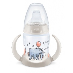 Μπιμπερό Εκπαίδευσης First Choice Temperature Control 150 ml με Ρύγχος Winnie the Pooh Γκρι Nuk Μπιμπερό Εκπαίδευσης First Choice Temperature Control 150 ml με Ρύγχος Winnie the Pooh Γκρι Nuk
